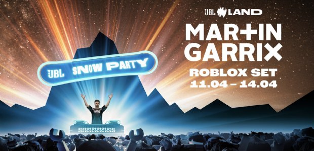  Martin Garrix pakt podium in JBL Land op Roblox met JBL Snow Party