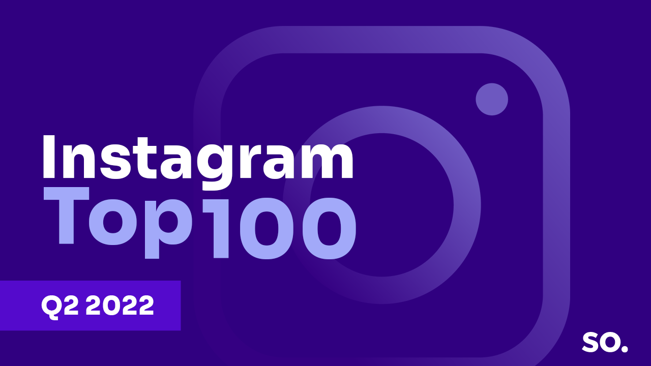 Instagram Top 100 Q2 2022 bekend