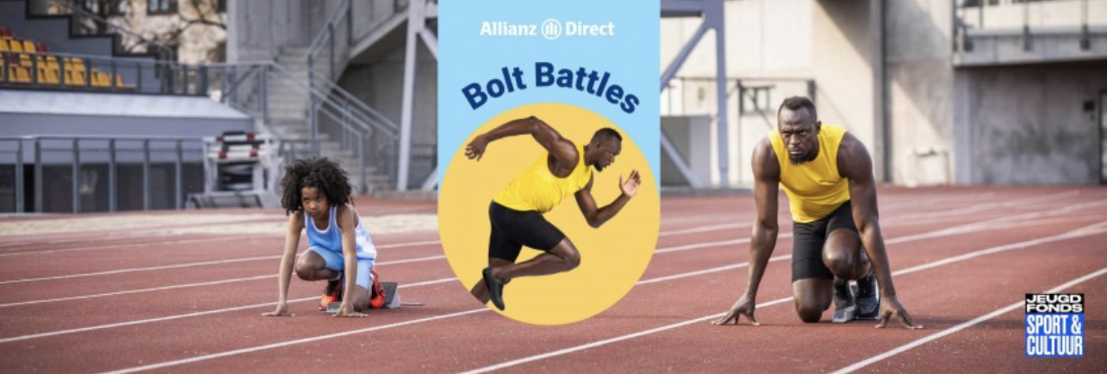Allianz Direct haalt Usain Bolt naar Nederland voor Jeugdfonds Sport & Cultuur