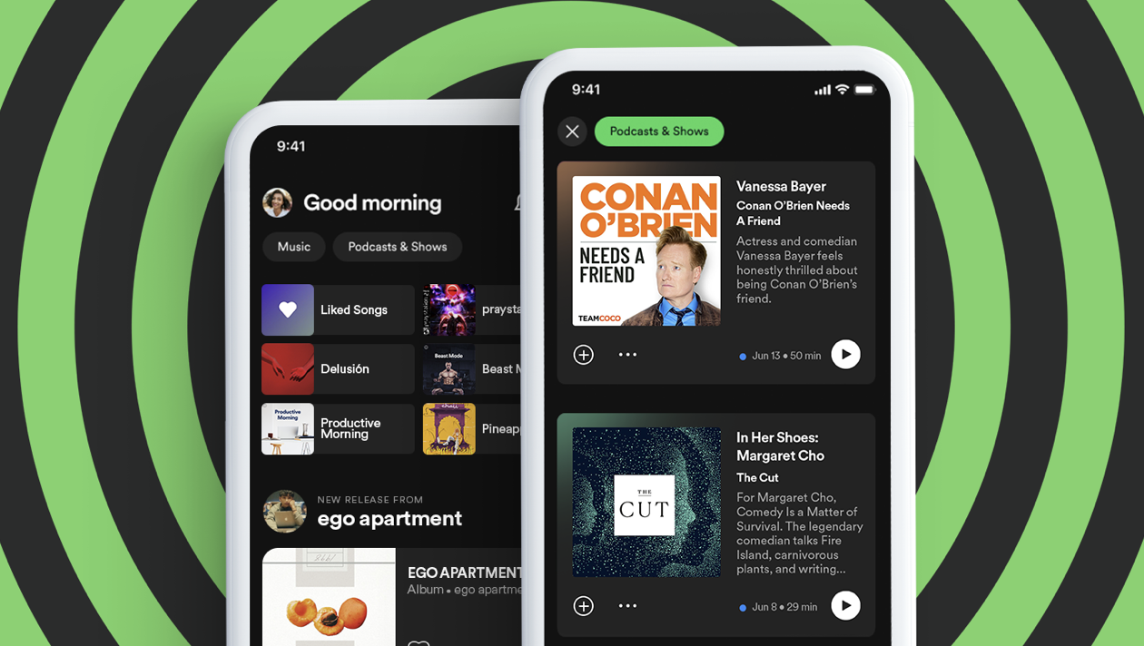 Spotify vernieuwt startscherm
