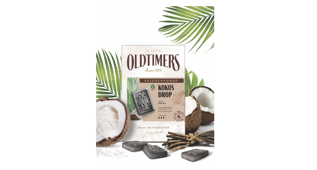 Oldtimers vernieuwt verpakkingen en introduceert zomerse kokosdrop