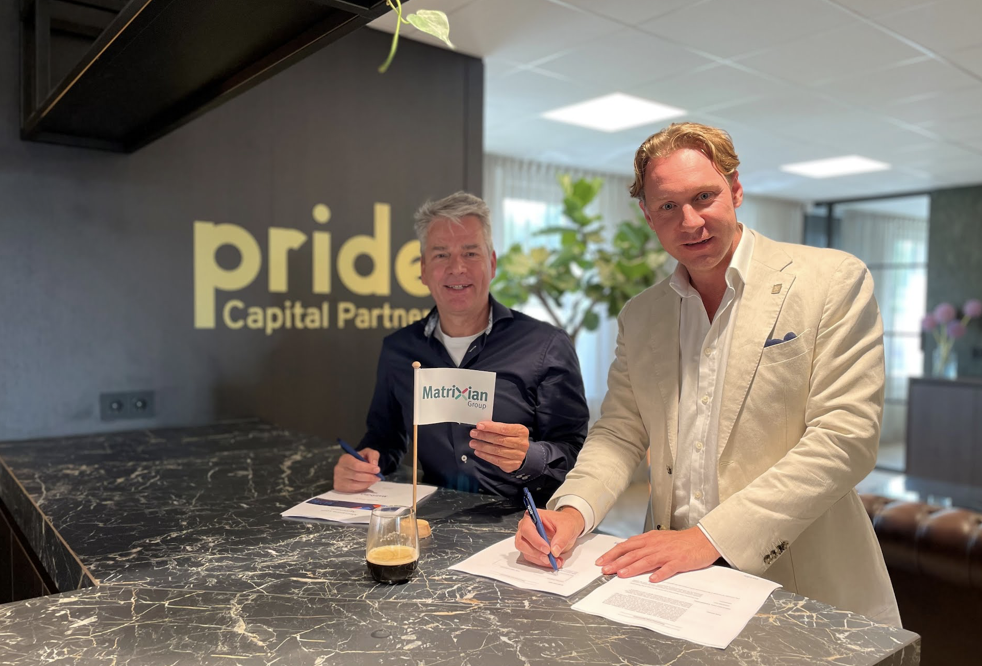 Matrixian Group haalt € 2M investering op bij Pride Capital Partners