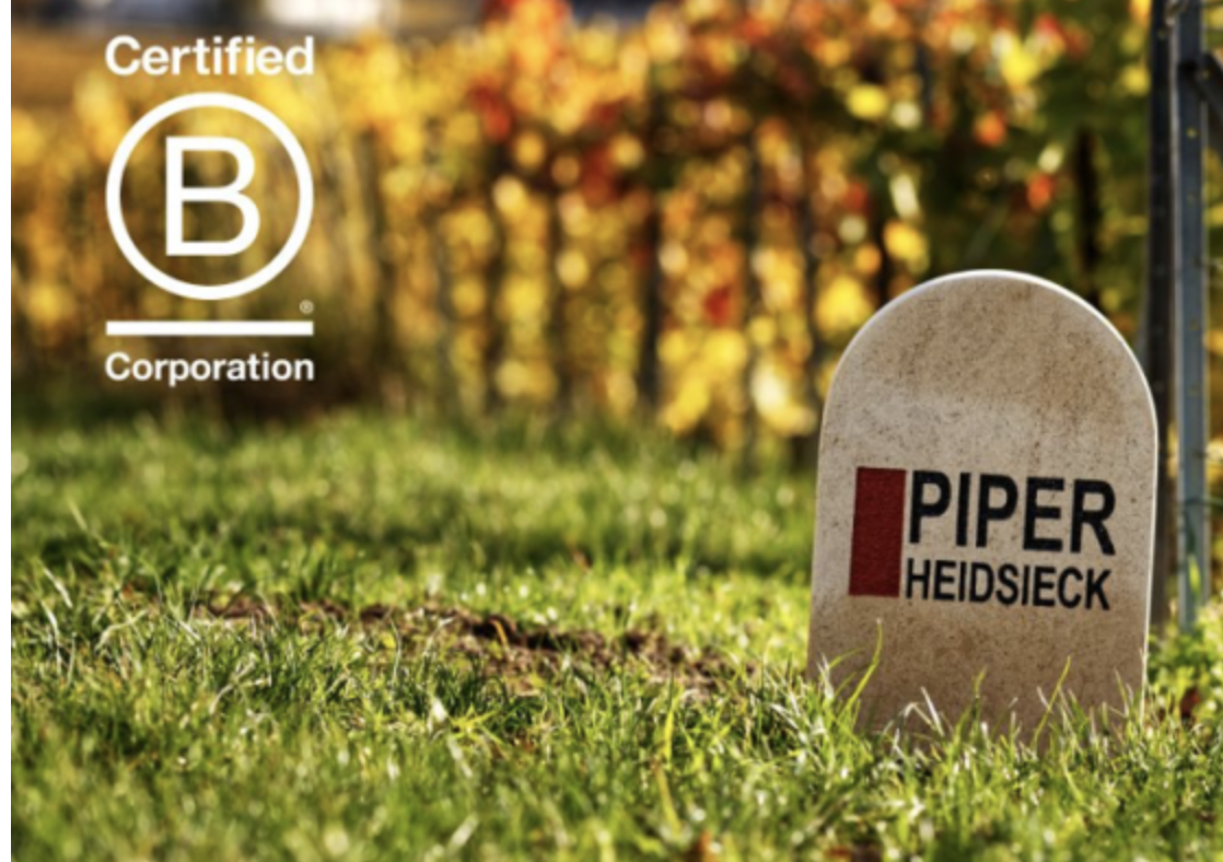 Piper-Heidsieck, Charles Heidsieck en Rare Champagne behalen B Corp-certificaat