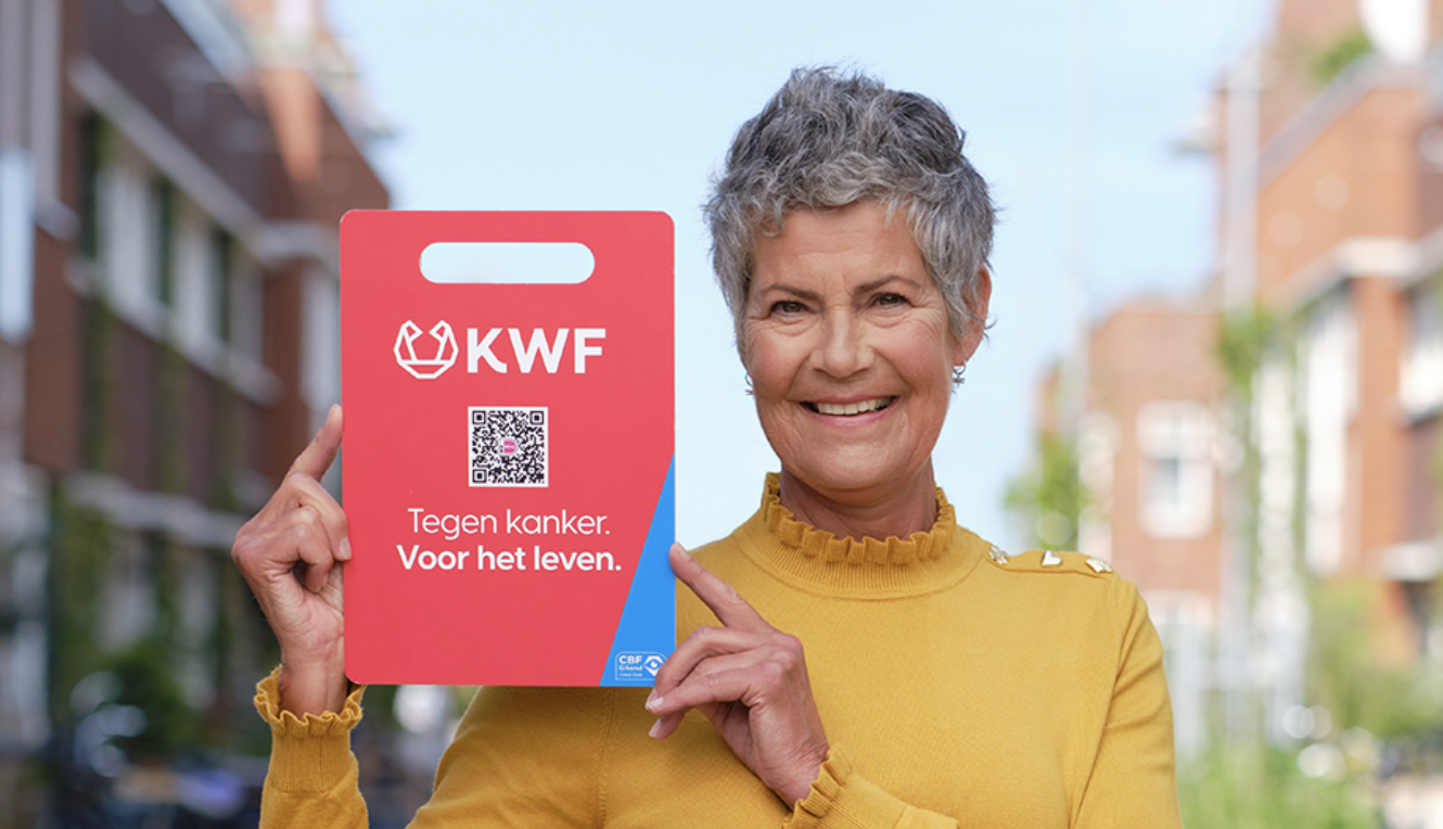 KWF collecteert als eerste goede doel volledig digitaal