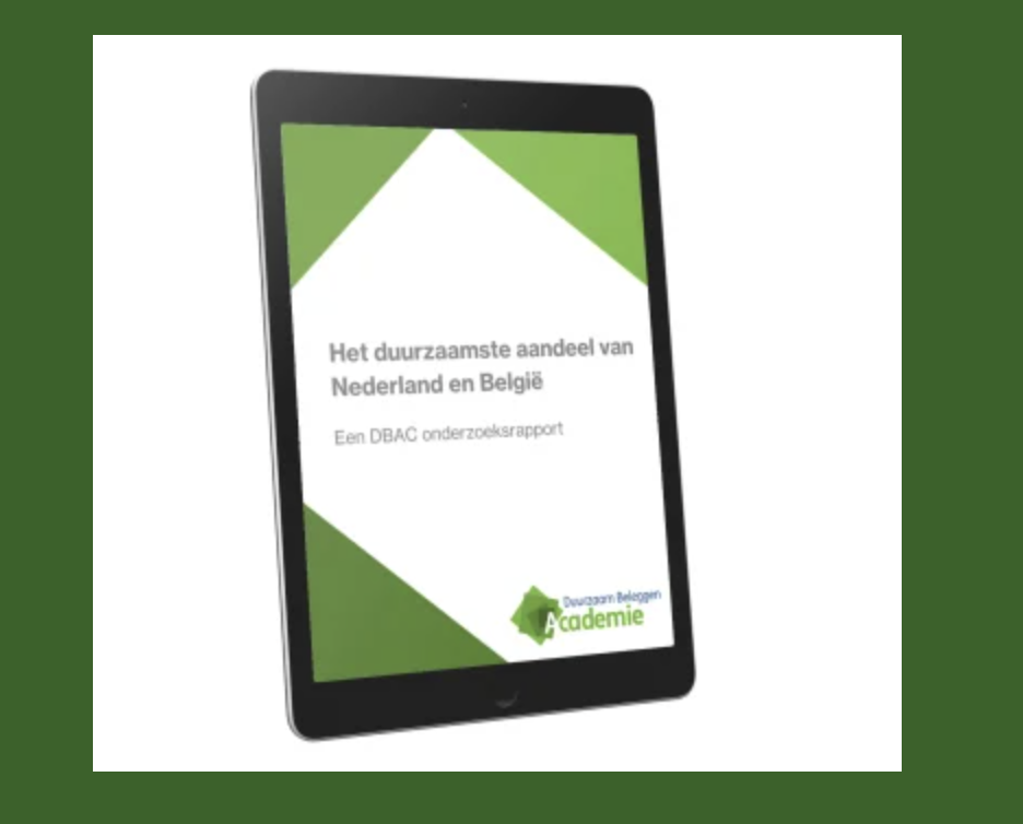 Duurzaam Beleggen Academie: ASR meest duurzame aandeel
