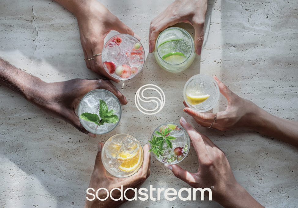 SodaStream onthult 360°-herpositionering ‘Push for Better’