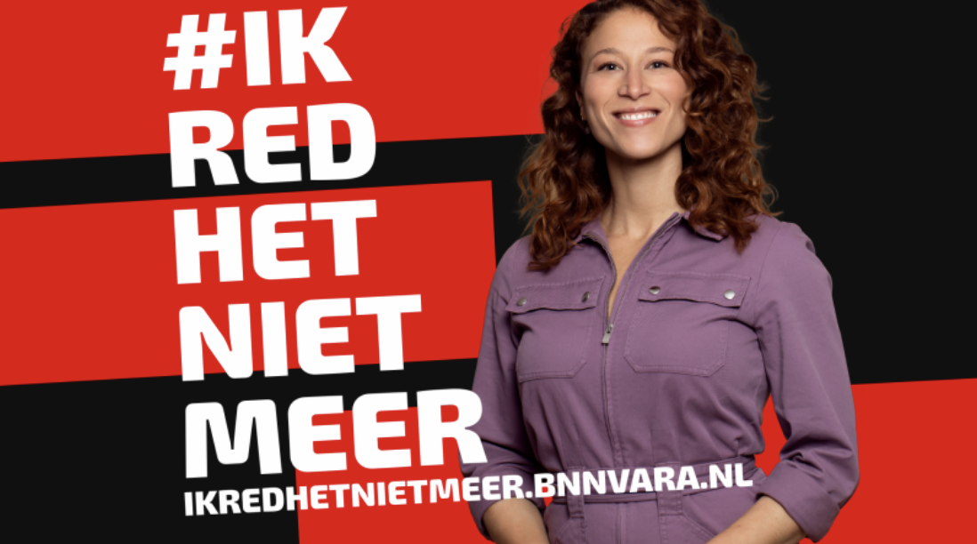 BNNVARA in actie voor 1,3 miljoen Nederlanders met #ikredhetnietmeer