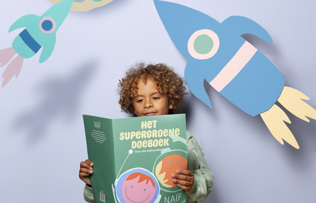 Naïf lanceert kinderboek GI-GA-Groen in Kinderboekenweek