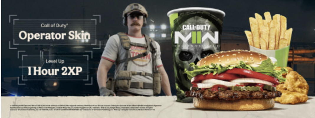 Fonk - Gaming: Burger King verwacht stormloop aan Call of Duty-fans