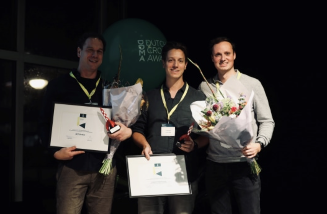 Beter Bed, VodafoneZiggo (2x) en Kruitbosch en Lobbes.nl winnen DDMA Dutch CRO Awards 