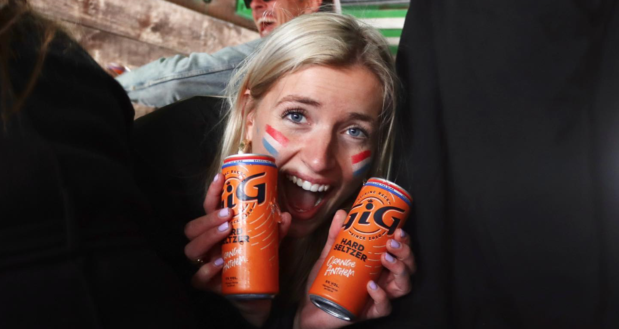 GiG lanceert Orange Anthem Hard Seltzer na rechtszaak