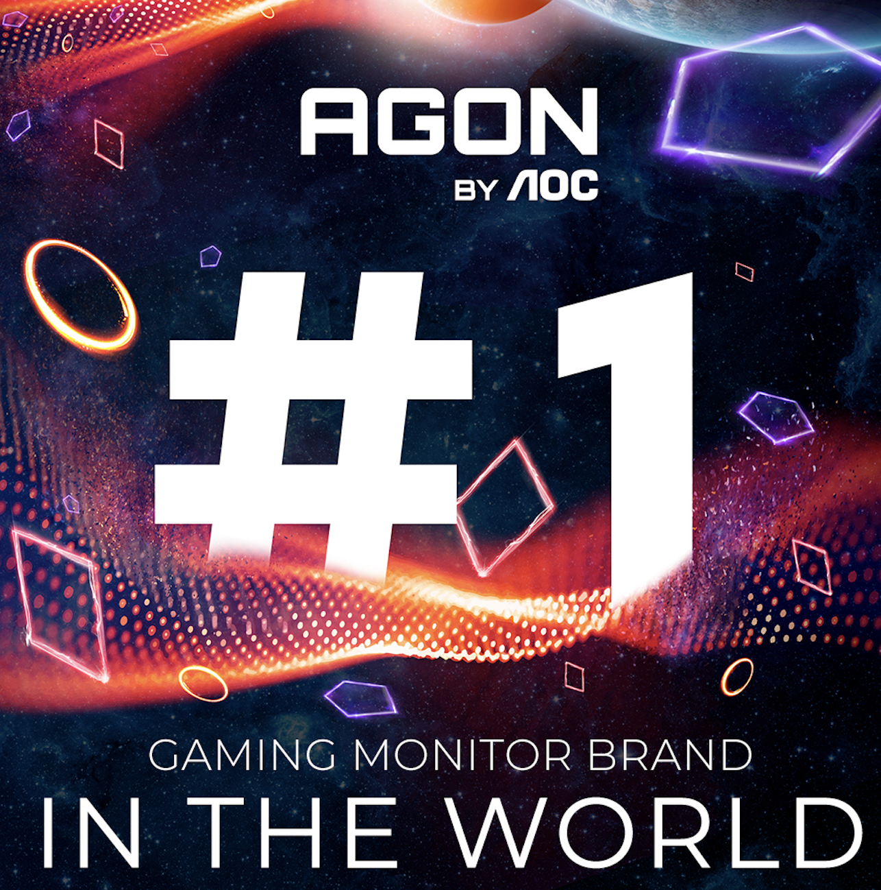 AGON by AOC op 1 als 's werelds toonaangevende gaming-monitor-merk