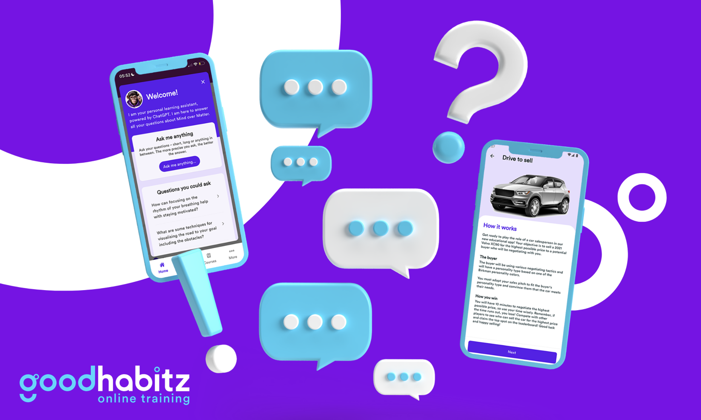 GoodHabitz lanceert integratie met ChatGPT in online leerplatform