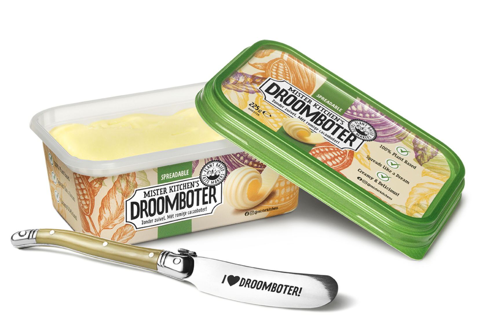 Mister Kitchen lanceert plantaardige Droomboter zonder zuivel mét cacaoboter