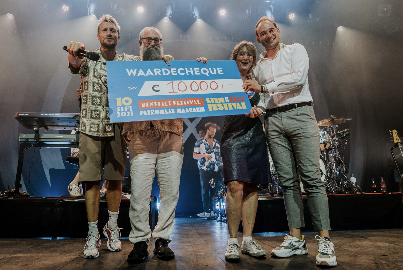 Haarlemse bands halen 10.000 euro op voor het goede doel