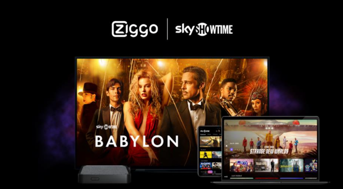 Ziggo en SkyShowtime kondigen exclusief partnerschap aan