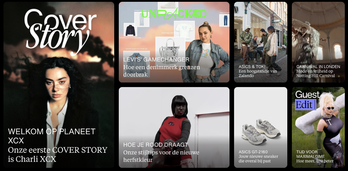 Zalando lanceert Stories: Een visual-first mode-ervaring