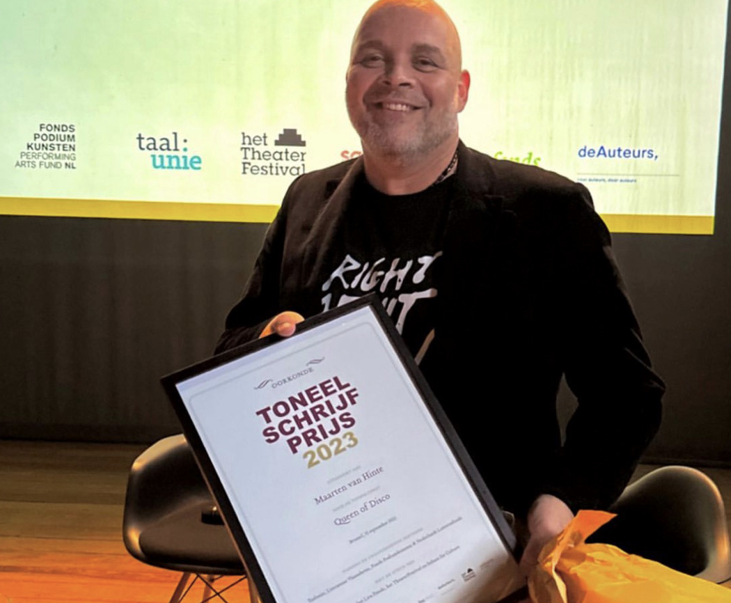 Maarten van Hinte wint Toneelschrijfprijs 2023 met Queen of Disco