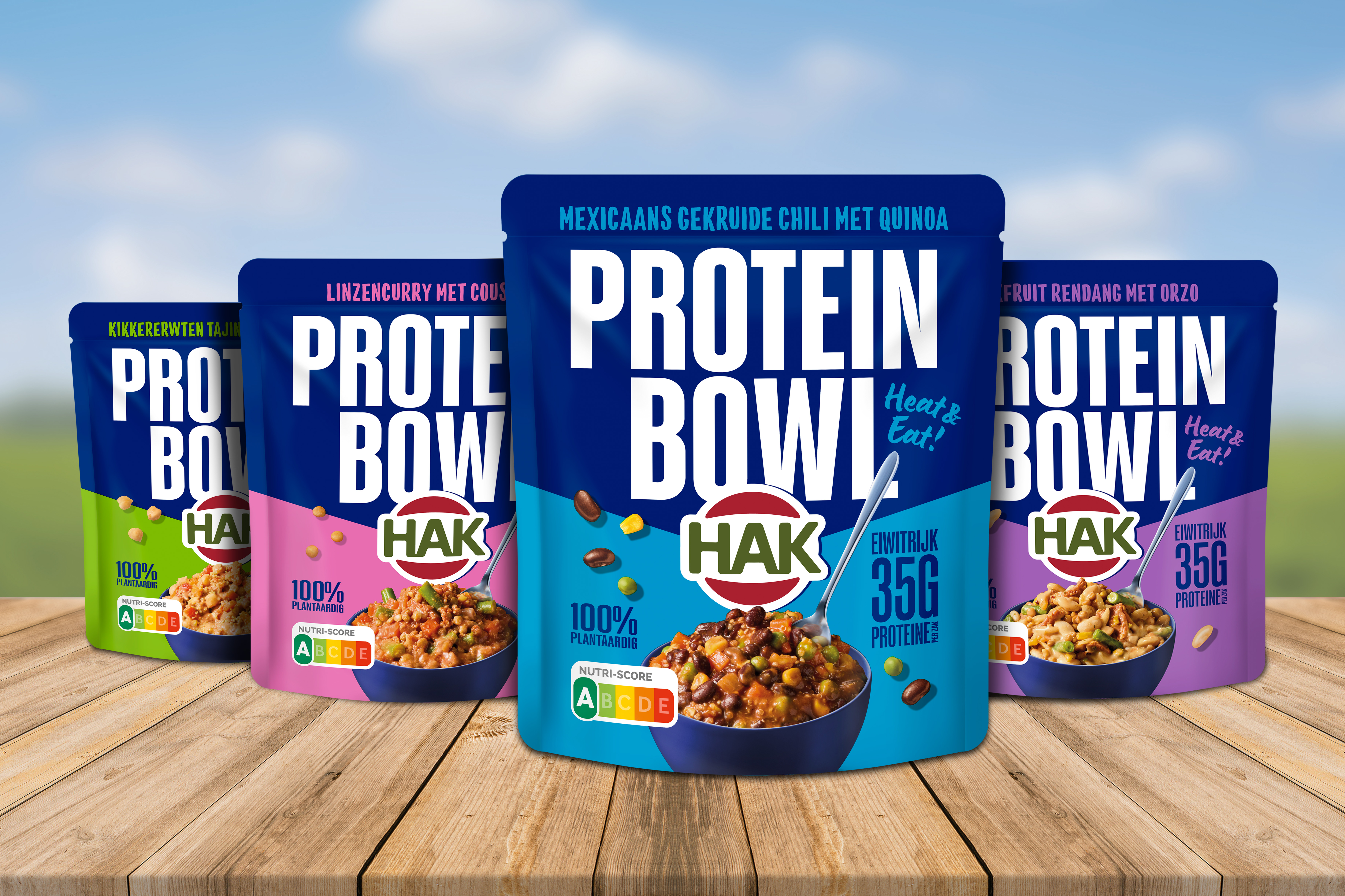 HAK lanceert plantaardige Protein Bowls