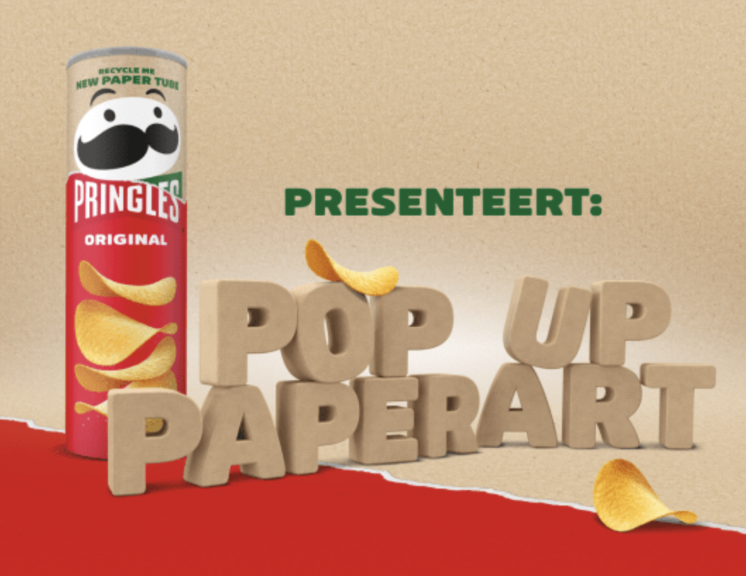 Pringles opent Paper Art Pop-up Store in Amsterdam