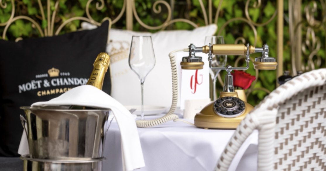 Moët & Chandon zet champagne in het zonnetje op Amsterdamse terrassen 