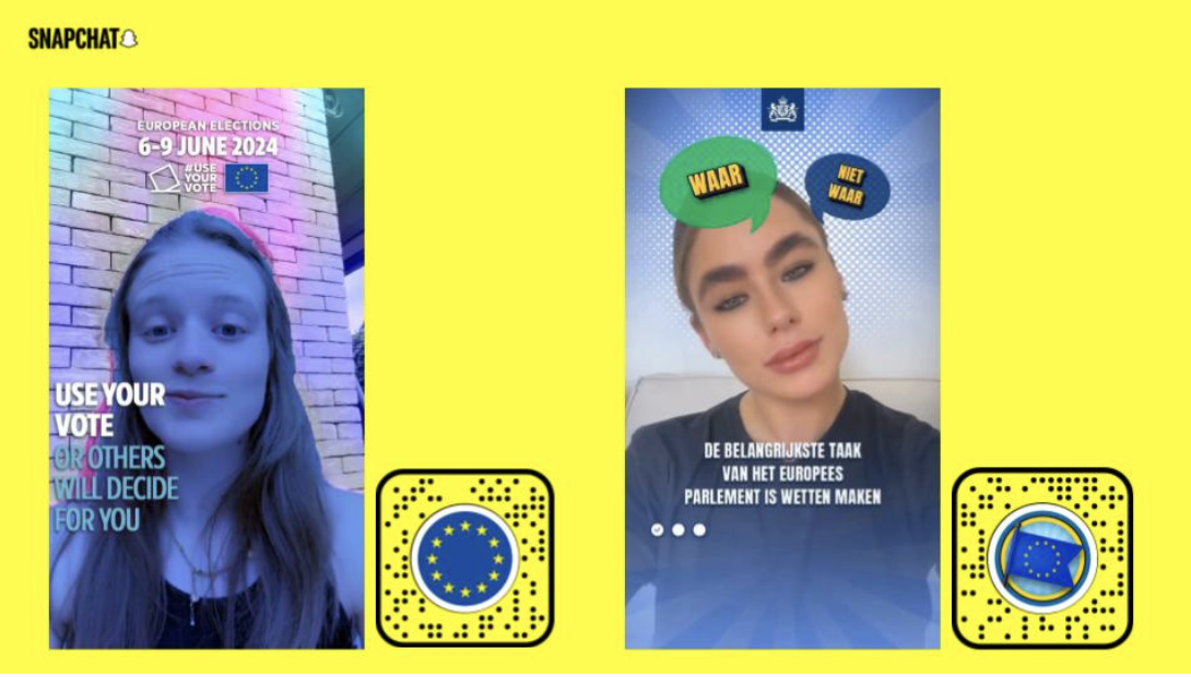 Snapchat en Rijksoverheid slaan handen ineen om jongeren naar de stembus te krijgen
