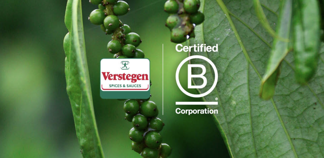 Verstegen Spices & Sauces behaalt B Corp Certificaat