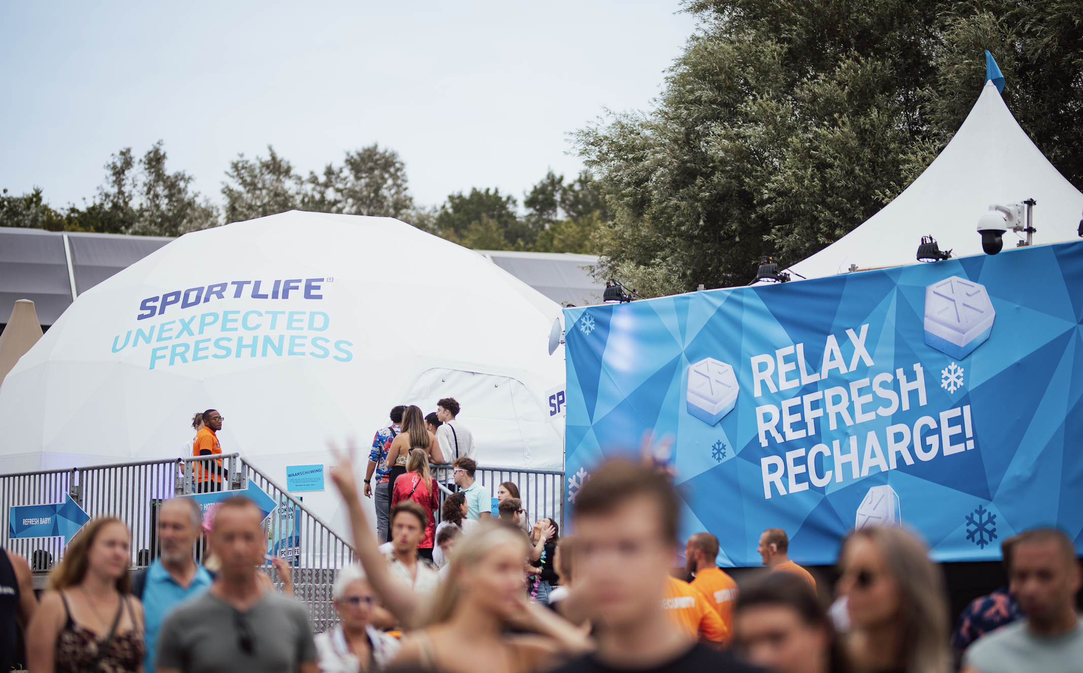 Sportlife's nieuwste activatie maakt festivalgangers helemaal zen