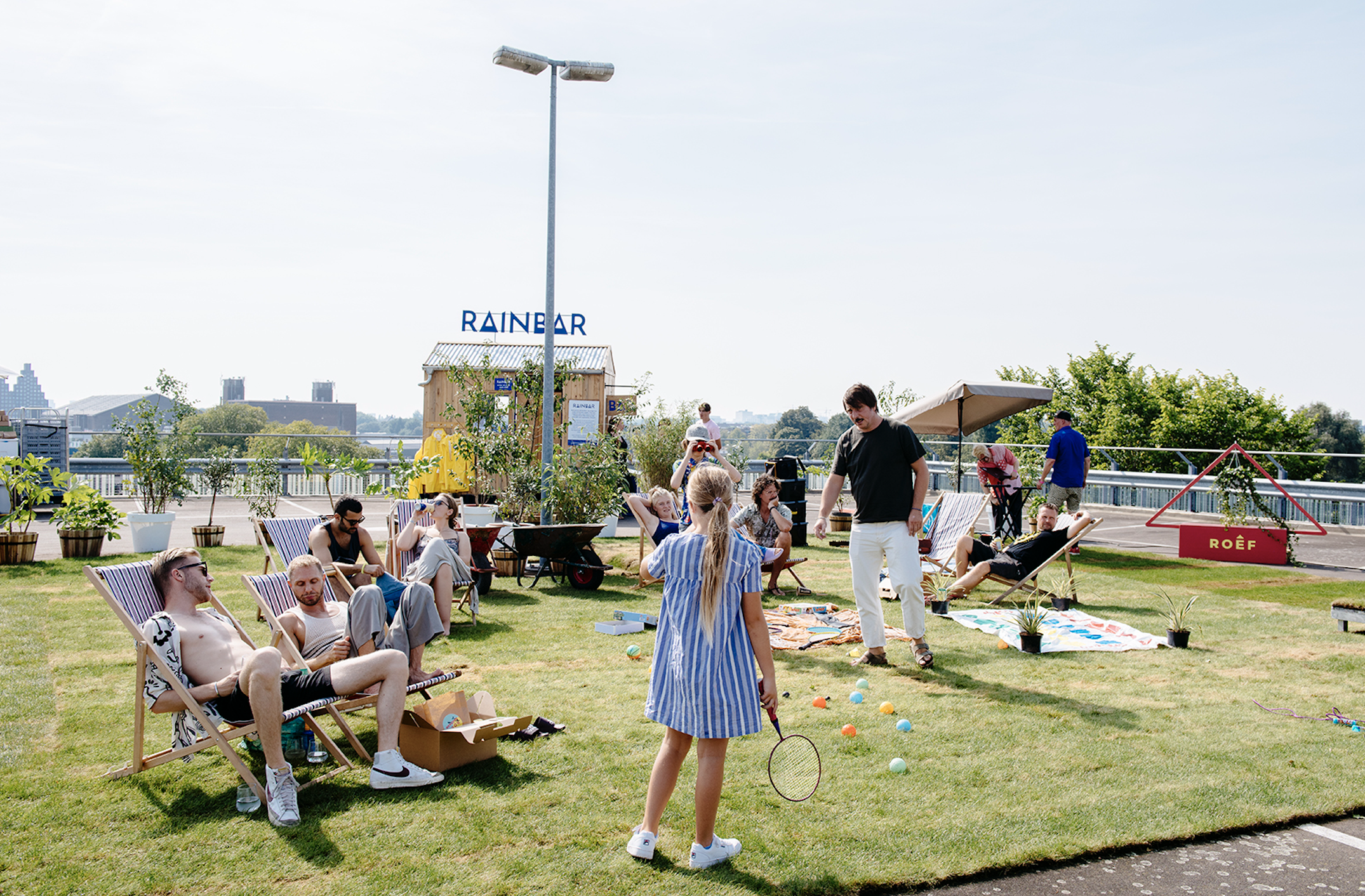 ROEF opent tijdelijk DAKPARK in Amsterdam