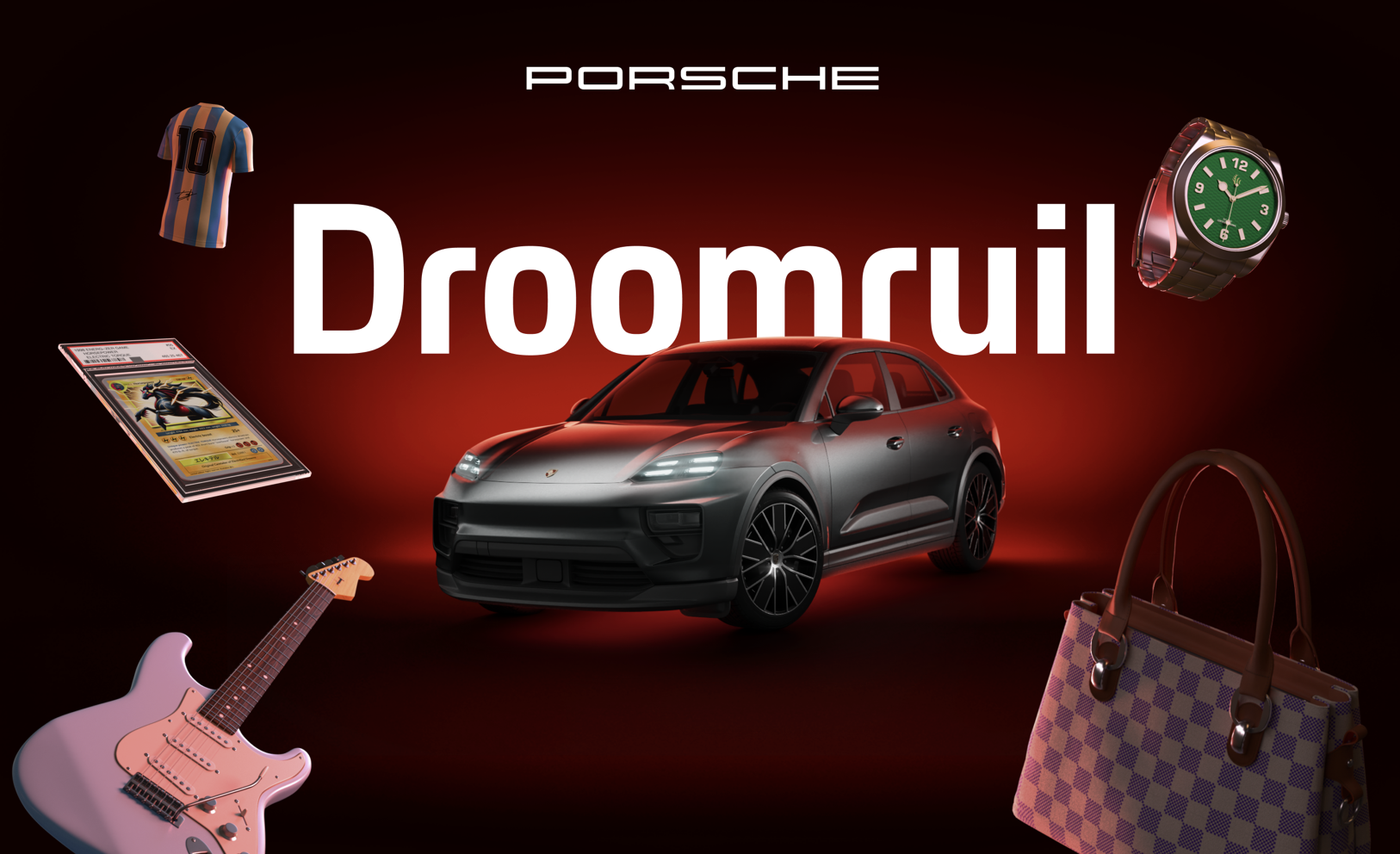 Porsche introduceert de Droomruil: de nieuwe, elektrische Macan is te ruil voor een bijzonder object