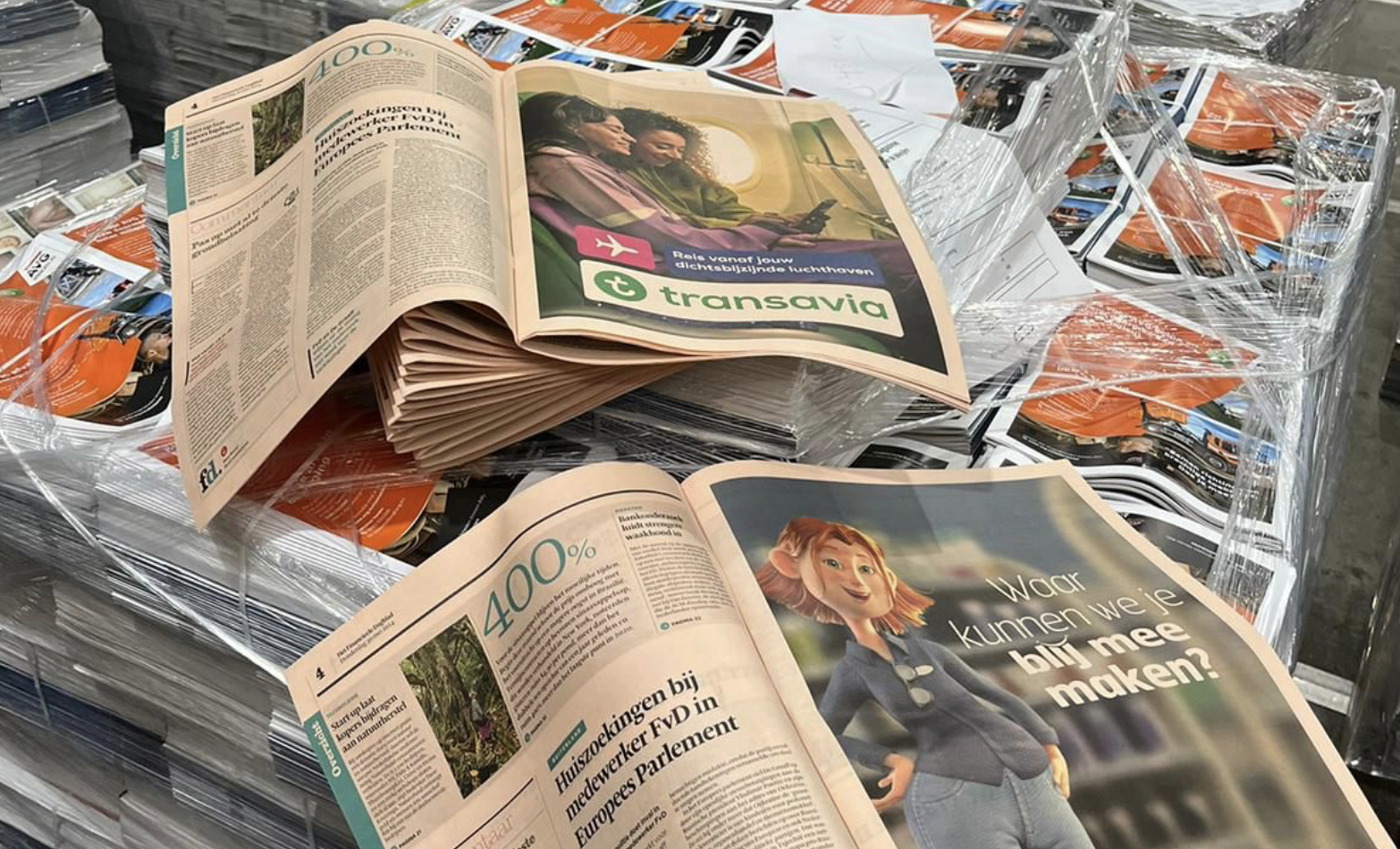 Grote impact van printadvertenties op brand awareness