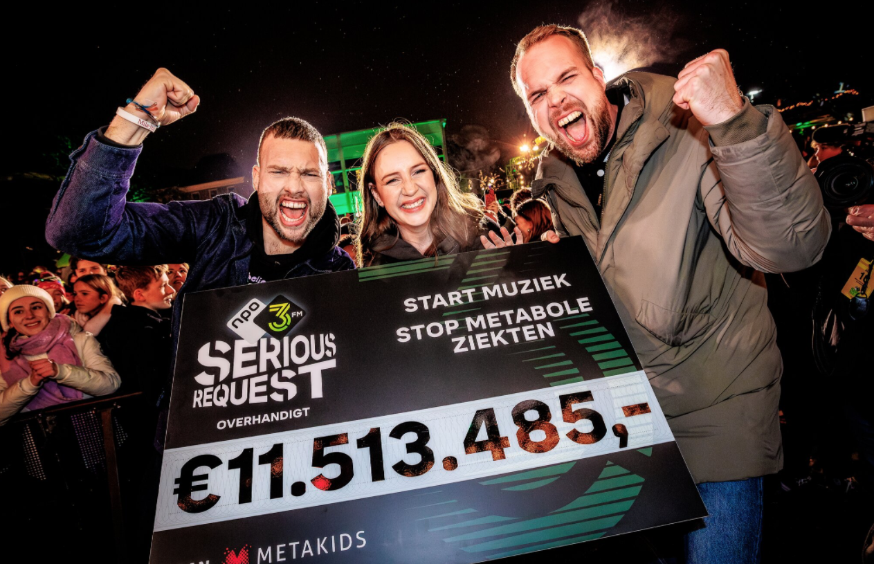 3FM Serious Request 2024 bereikt en raakt half Nederland 