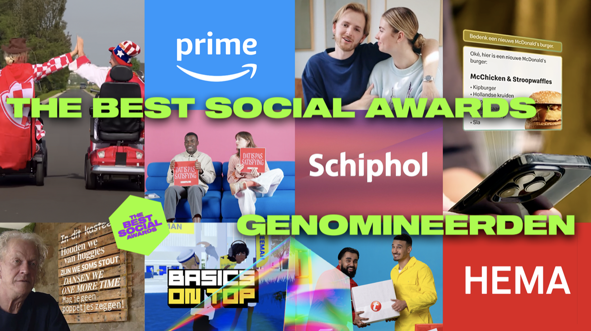 Dit zijn de genomineerden voor The Best Social Awards