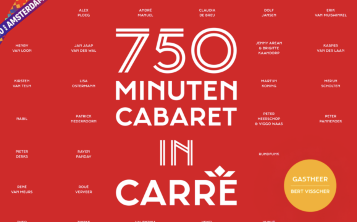 Carré viert 750-jarig jubileum met unieke cabaretmarathon 