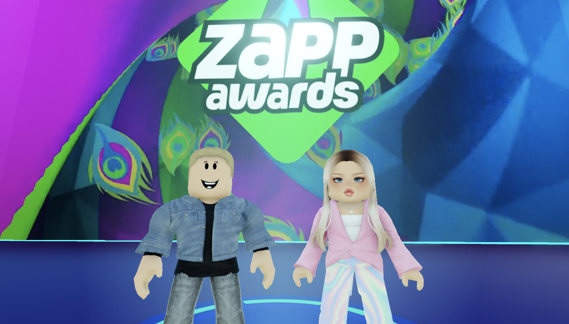 Ron Boszhard en Britt Dekker winnen 'Favoriete Zapp duo' in Roblox