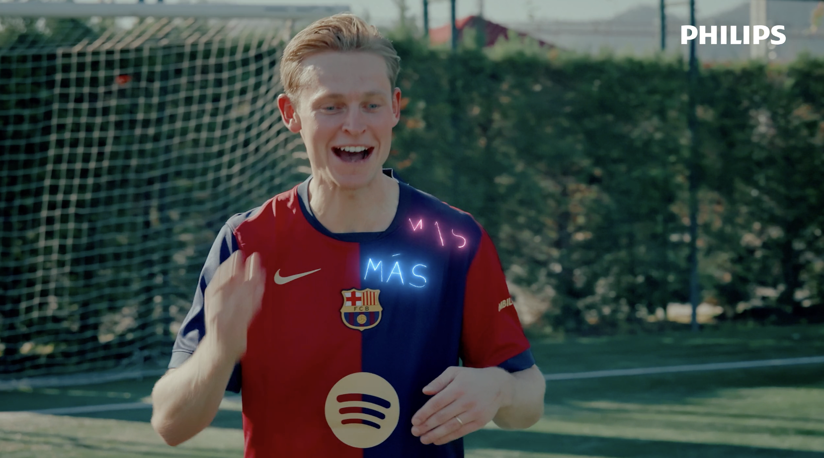 FC Barcelona schittert in commercial TP Vision