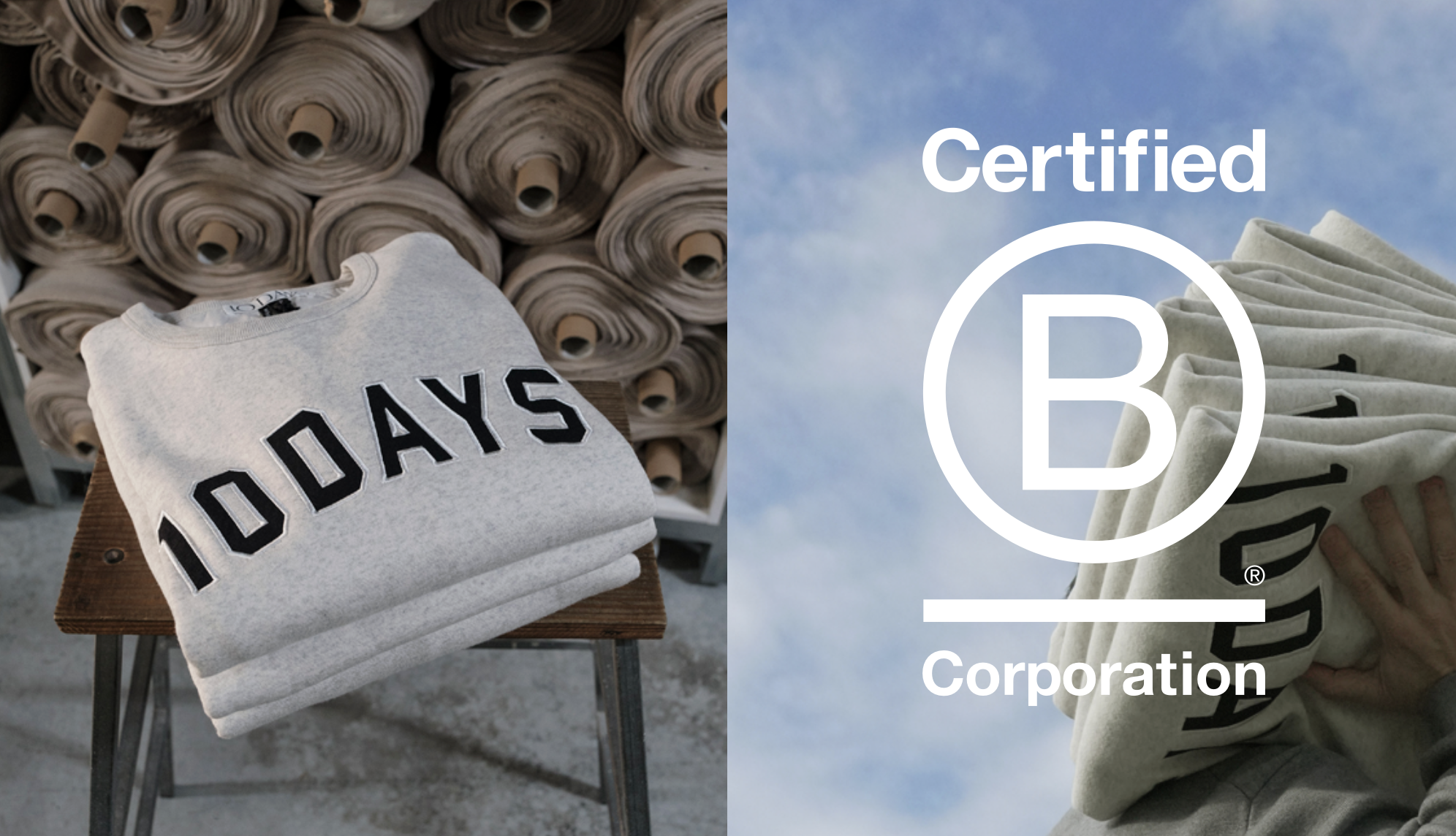 Modemerk 10DAYS B Corp gecertificeerd