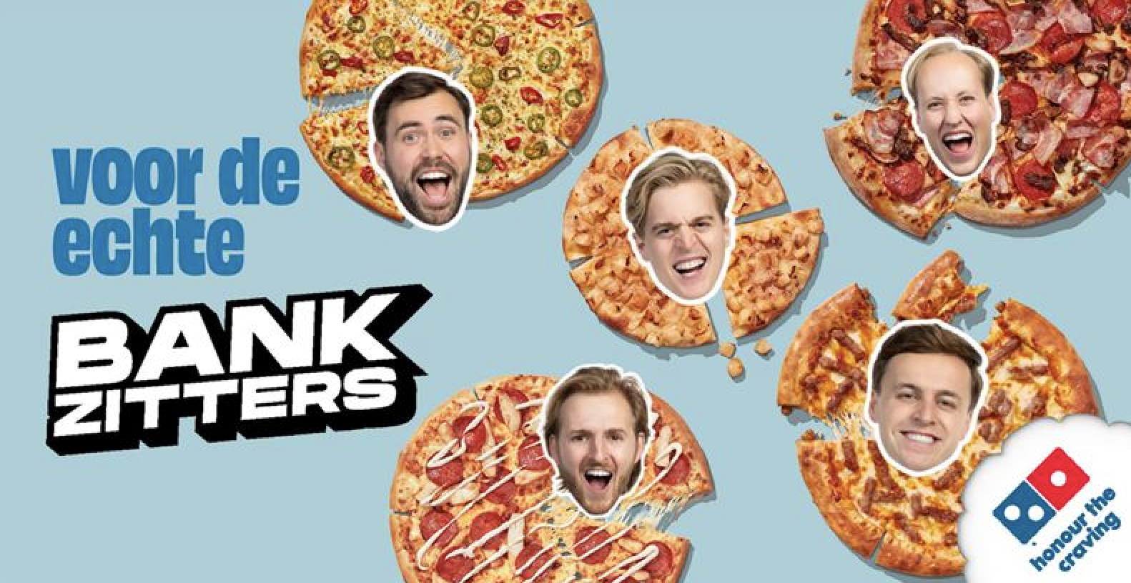 Domino’s en Bankzitters lanceren vijf nieuwe pizza’s