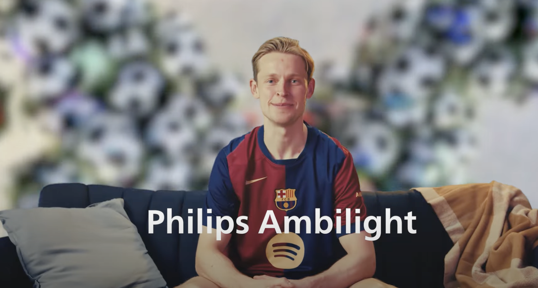 Kersverse kampioen FC Barcelona in nieuwe Ambilight-commercial Philips