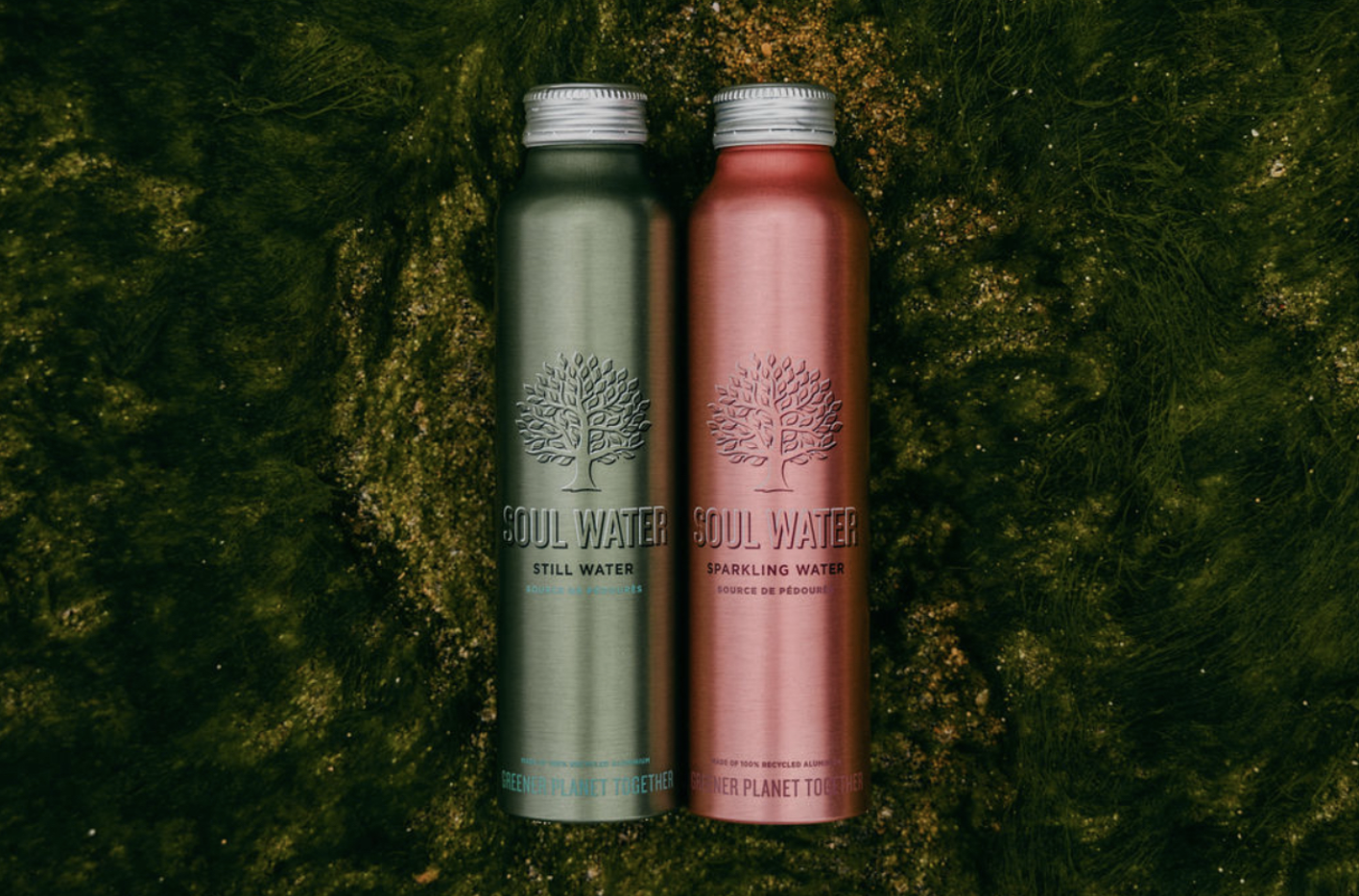 Soul Water kiest voor hergebruik met volledig gerecyclede Alubottle