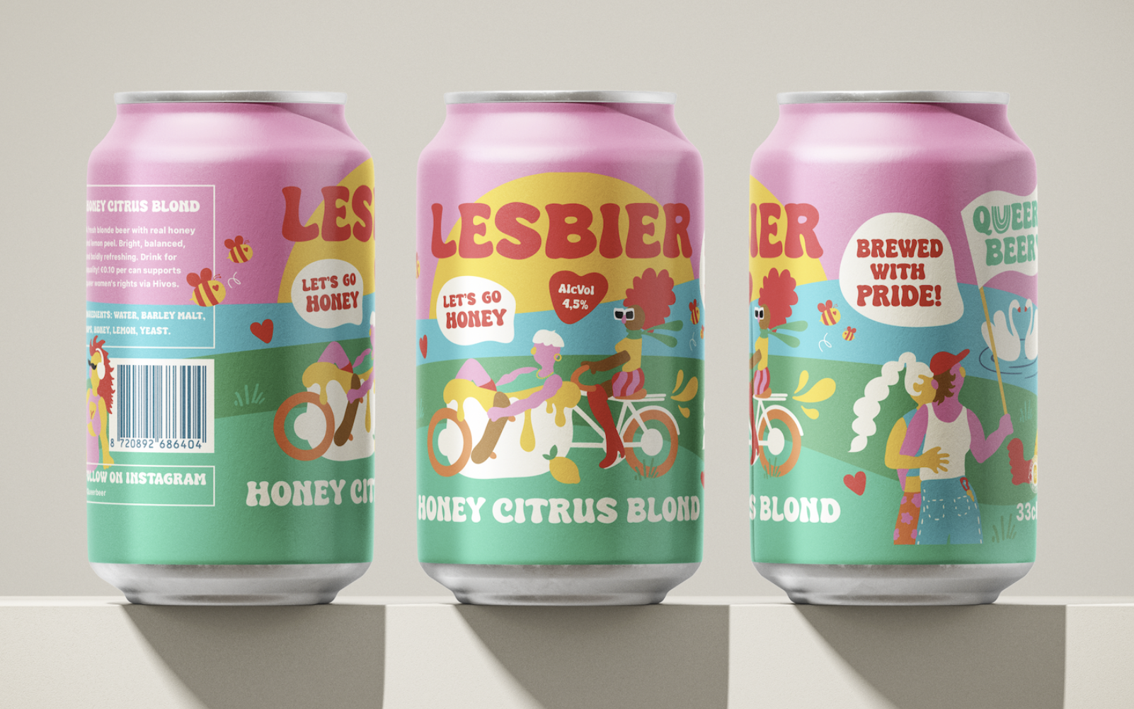 Lesbier van Queer Beer combineert frisse smaken met een missie voor inclusiviteit