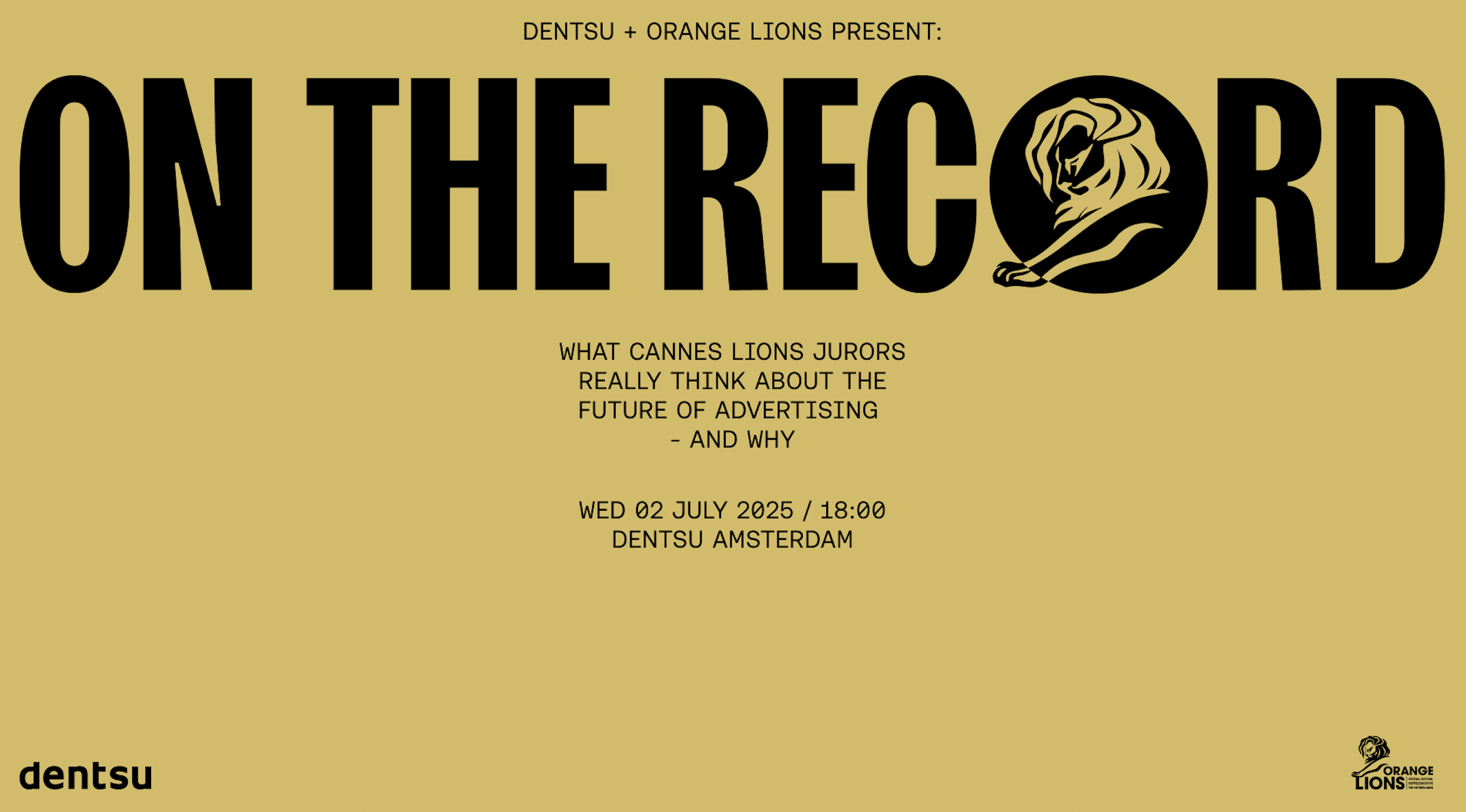 Dentsu opent deuren voor after-Cannes event van Orange Lions