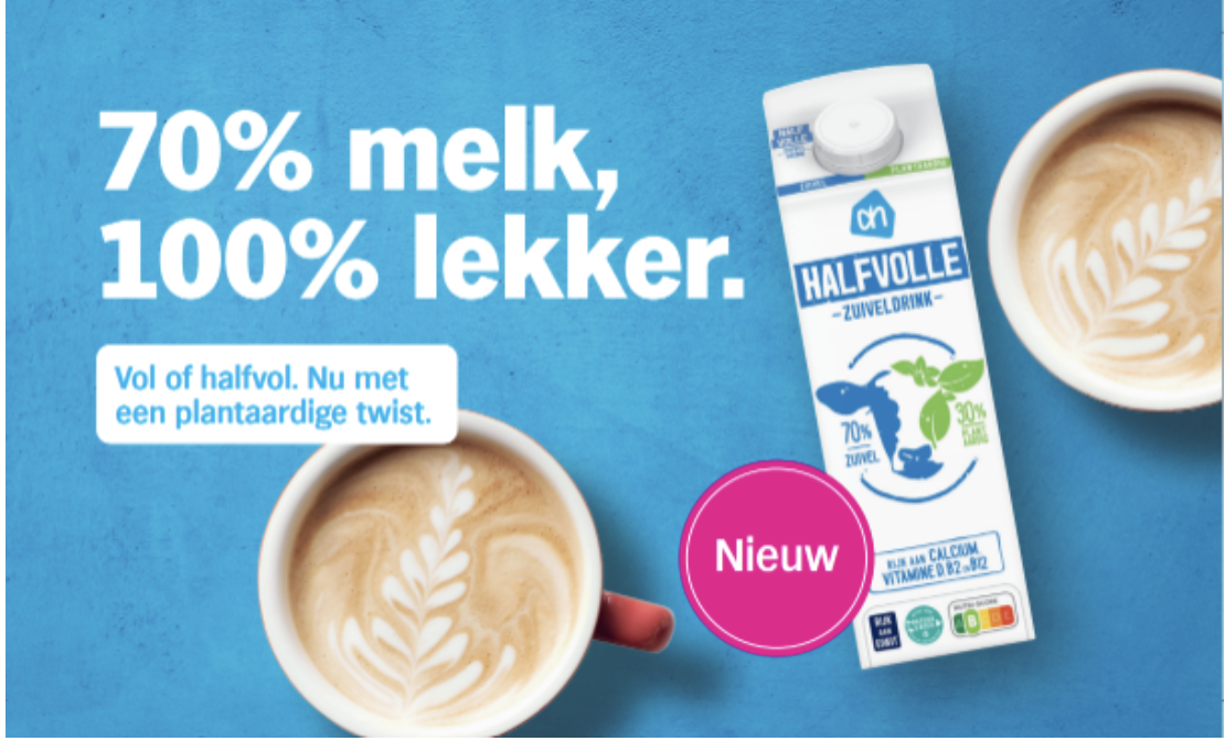 Albert Heijn lanceert 15 producten met zowel dierlijke als plantaardige ingrediënten