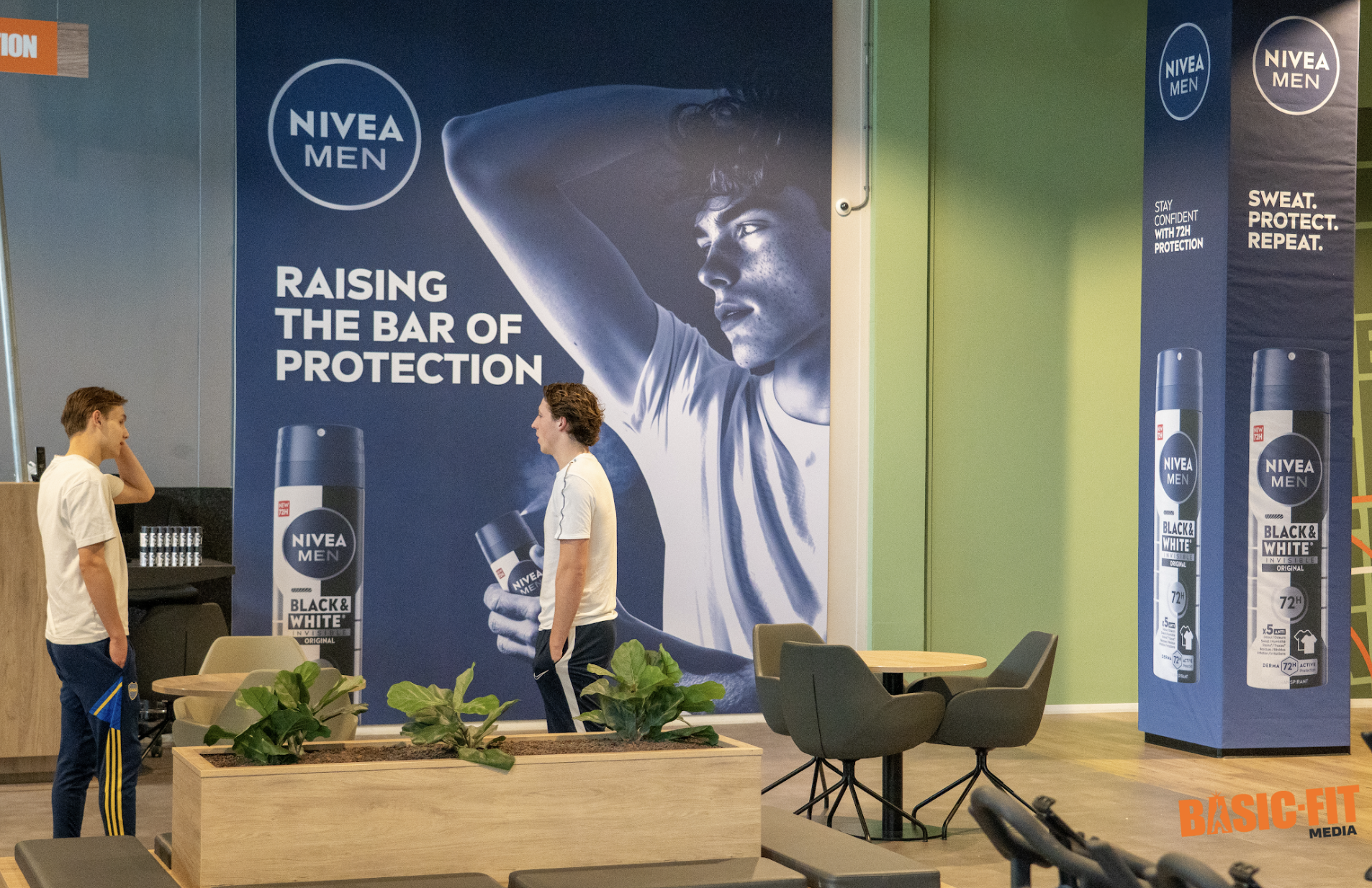 NIVEA MEN lanceert deodorant met opvallende activatie in Basic-Fit clubs