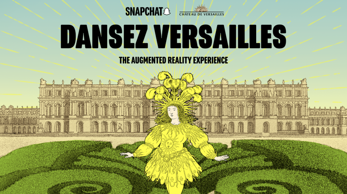 Snap en Paleis van Versailles brengen hoftradities tot leven met AR