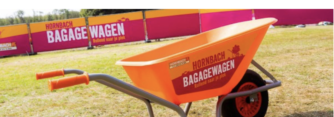 HORNBACH Bagagewagen maakt comeback op Lowlands 2025