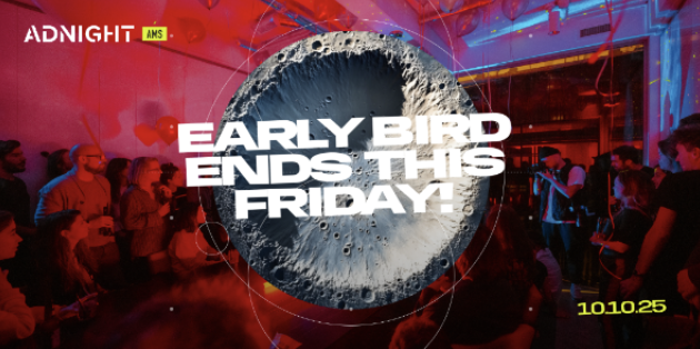 Laatste kans op early bird tickets voor ADNIGHT 2025