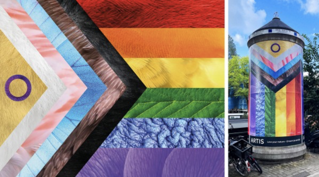 ARTIS en NATWERK vieren seksuele diversiteit met bijzondere Pridevlag