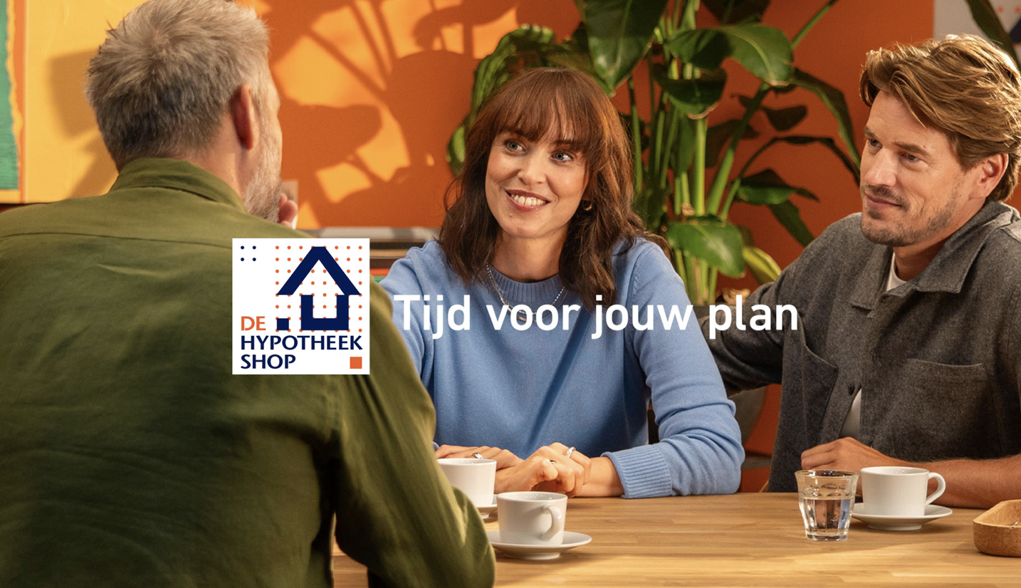 De Hypotheekshop kiest voor TheMerge en lanceert merkcampagne ‘Tijd voor jouw plan’