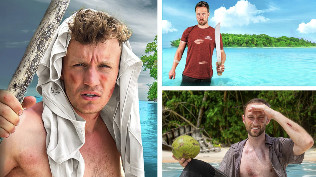 Allianz Direct daagt content creators uit om te overleven op een onbewoond eiland